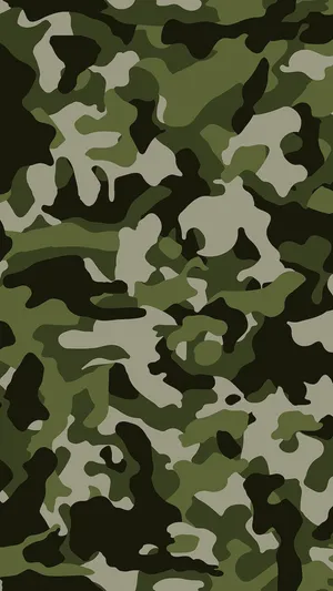 Disrupting The Traditional Camouflage Pattern With Bright Green Takes Style To The Next Level. Wallpaper