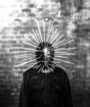 Distinctive Grayscale Potrait Of Craig Jones Wallpaper