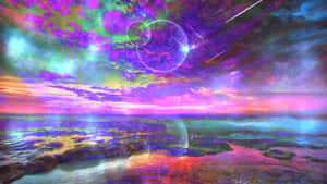 • “dive Into A Beautiful, Ethereal Psychedelic Space” Wallpaper