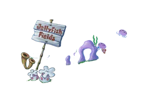 Dive Into The Mysterious Jellyfish Fields Wallpaper