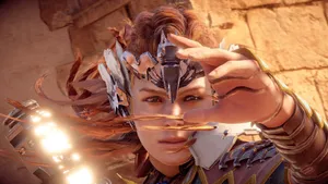 Dive Into Uncharted Worlds In Horizon Forbidden West Wallpaper