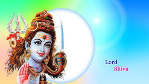 Divine Embrace - Captivating Hd Image Of Bholenath (lord Shiva) Wallpaper