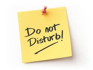 Do Not Disturb Pinned Note Wallpaper