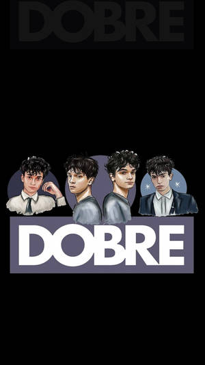 Dobre Brothers Black Graphic Wallpaper