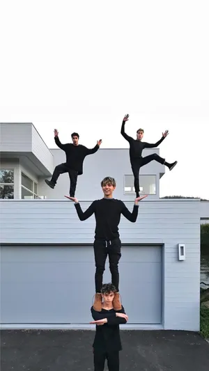 Dobre Brothers Stunt Pose Wallpaper