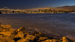 Dock And Bridge San Francisco Photography Wallpaper