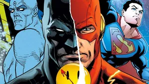 Doctor Manhattan Batman Flash Superman Wallpaper