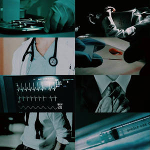 Doctor Photo Collage Wallpaper