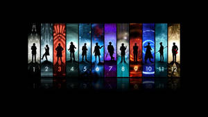 Doctor Who The Doctors Art Wallpaper