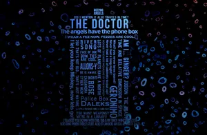 Doctor Who Words Abstract Wallpaper