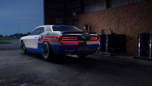 Dodge Challenger With Drag Pack Decal Wallpaper