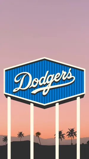 Dodgers Iphone Stadium Art Wallpaper