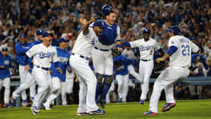 Dodgers Victory Celebration Wallpaper