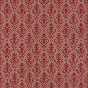 Dollhouse Red Vintage Wall Covering Wallpaper