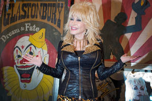 Dolly Parton Carnival Poster Wallpaper