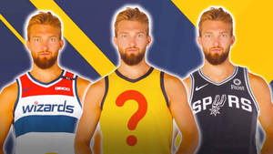 Domantas Sabonis Three Jerseys Wallpaper