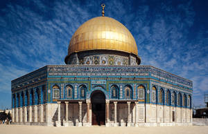 Dome Of The Rock Dramatic Wallpaper