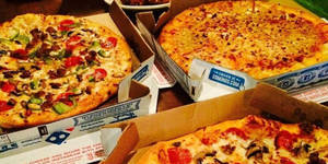 Dominos Pizza Regular Pizza Boxes Wallpaper