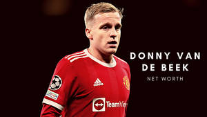 Donny Van De Beek Football Action Shot Wallpaper