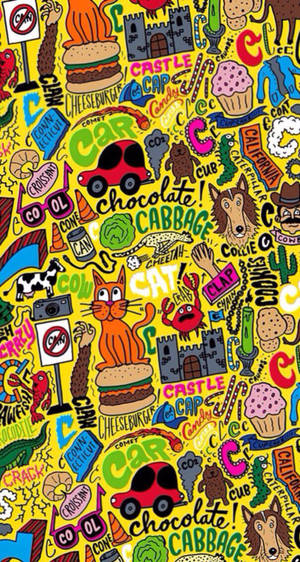 Doodle Art Dope Iphone Wallpaper