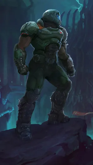 Doom Eternal Doomguy Wallpaper
