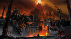 Doom Eternal Icon Of Sin In Nekravol Wallpaper
