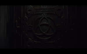 Door With Symbol In The Dark Netflix Original Wallpaper