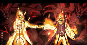 Dope Anime Naruto And Minato Wallpaper