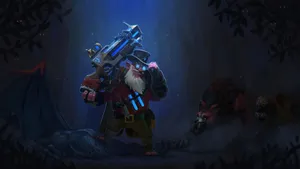 Dota 2 Character Sniper Amoled Desktop Wallpaper