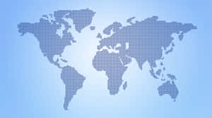 Dotted World Map Background Wallpaper