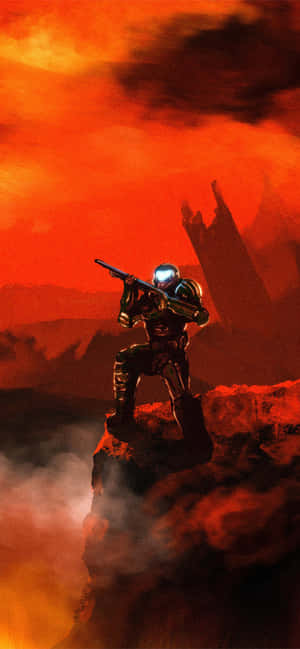Download The Doom Eternal App Now For Your Iphone! Wallpaper