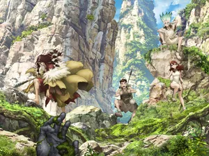 Dr Stone Senku And Companions Wallpaper