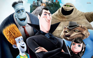 Dracula And Friends Hotel Transylvania 2 Wallpaper