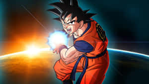 Dragon Ball Z Goku Prepares Kamehameha Wallpaper