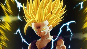 Dragon Ball Z Super Saiyan Scarred Goku Wallpaper