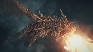 Dragon Skyrim Phone Wallpaper