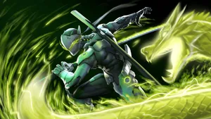 Dragon Unleashed Overwatch Genji Wallpaper