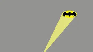 Dramatic Bat Signal Shines In The Sky Wallpaper