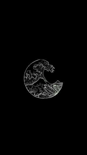 Dramatic Cool Black And White Aesthetic Wallpaper