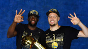 Draymond Green And Klay Thompson Wallpaper