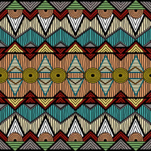 Dreamy Abstract Landscape Of A Colorful Pattern Wallpaper