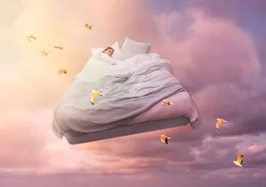 Dreamy Flight_ Sleeping Above Clouds.jpg Wallpaper