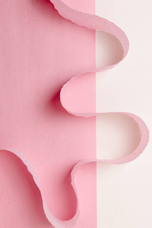 Dreamy Pastel Pink And White Wall Wallpaper