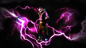 Drift Fortnite With Lightning Wallpaper