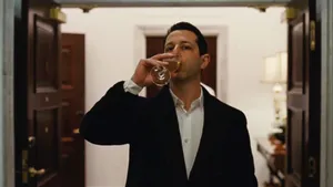 Drinking Kendall Roy Succession Wallpaper