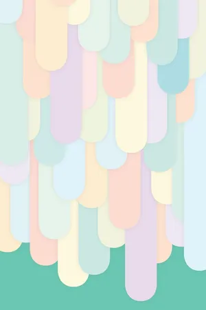 Dripping Cute Pastel Colors Wallpaper