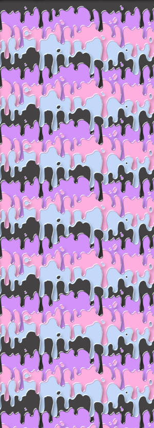 Dripping Paint Pastel Gore Wallpaper