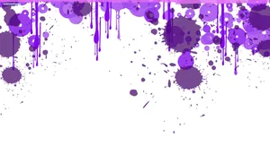 Drippy Purple Paint Splash Wallpaper
