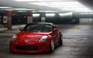 Driving A Nissan 350z -- The Speed Of Life Wallpaper