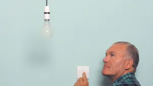 Drop Light Bulb Switch Wallpaper